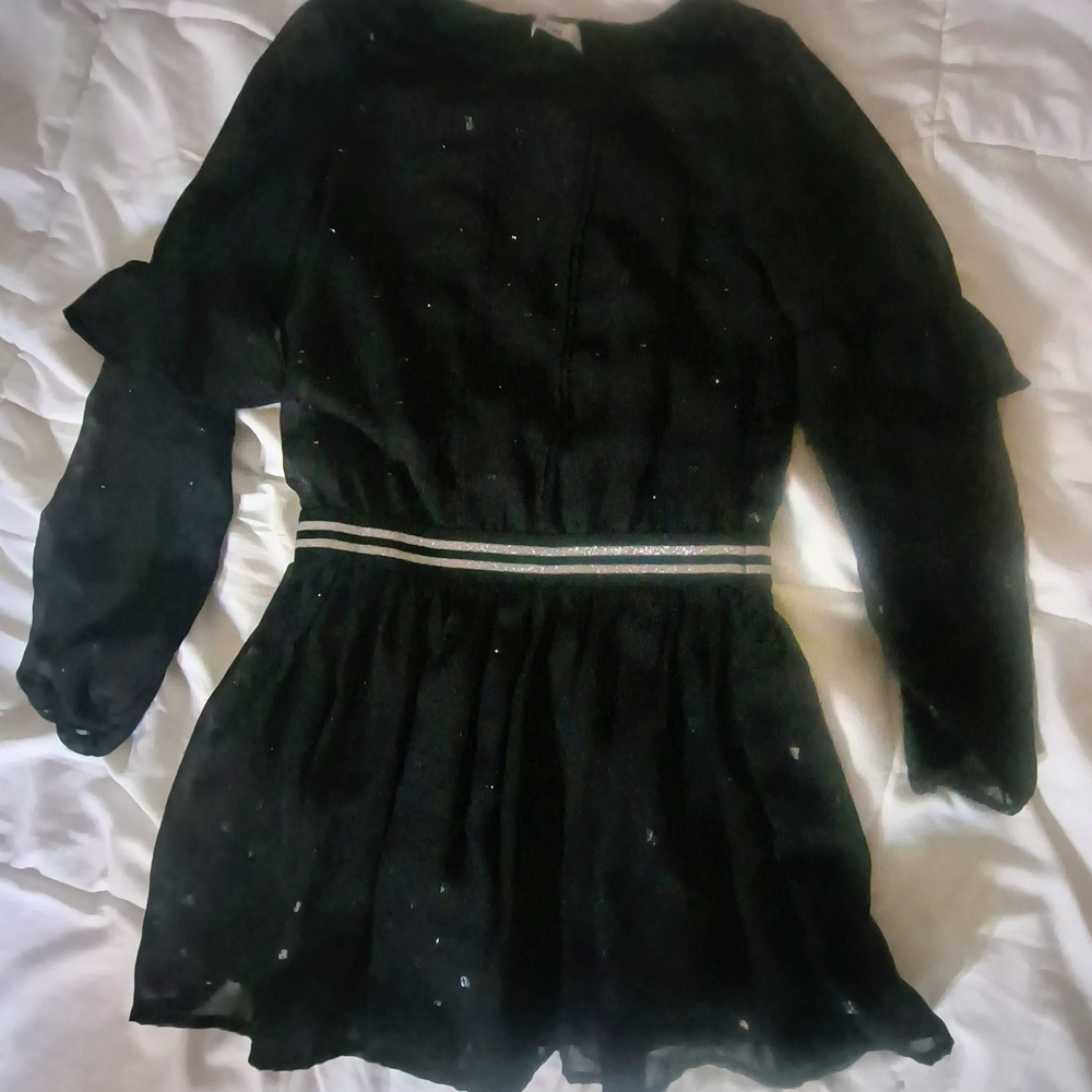 Epic Threads Black Sparkle Kids Dress